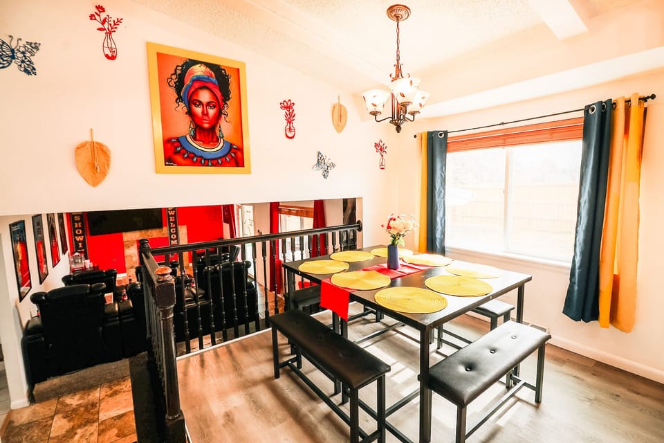 A dining area so spotless, it reflects the care and warmth poured into every meal. It's the heart of the home, where clean lines meet inviting spaces, ready for gatherings that nourish both body and soul.