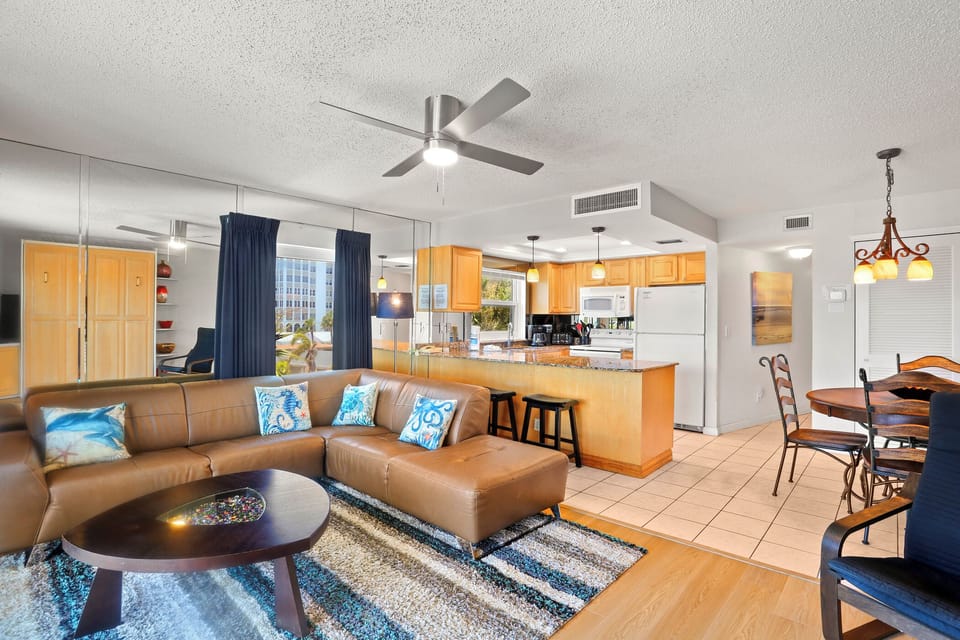 Open concept - living/kitchen