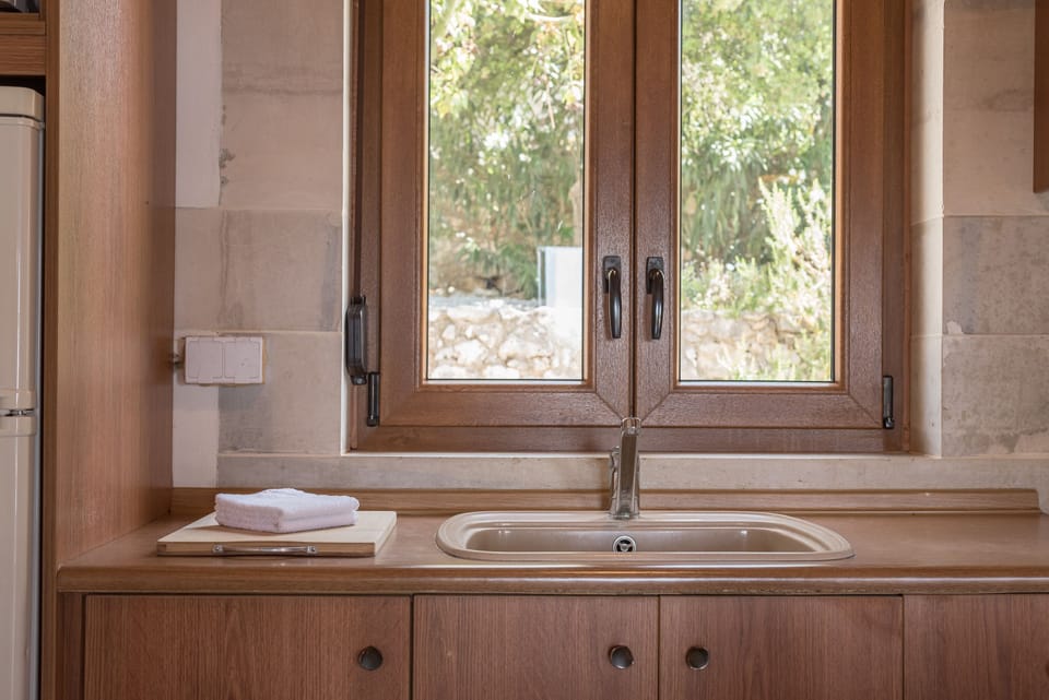 A fully equipped kitchen for culinary creations.