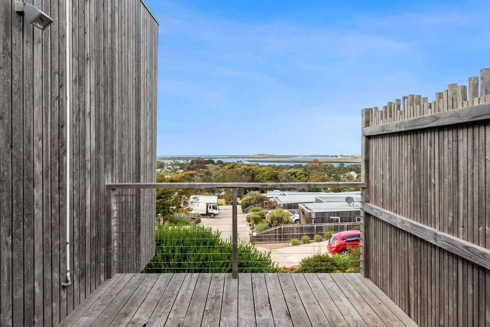 The deck is an observatory over convergent waterways.