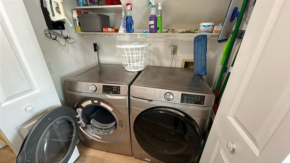 Laundry closet