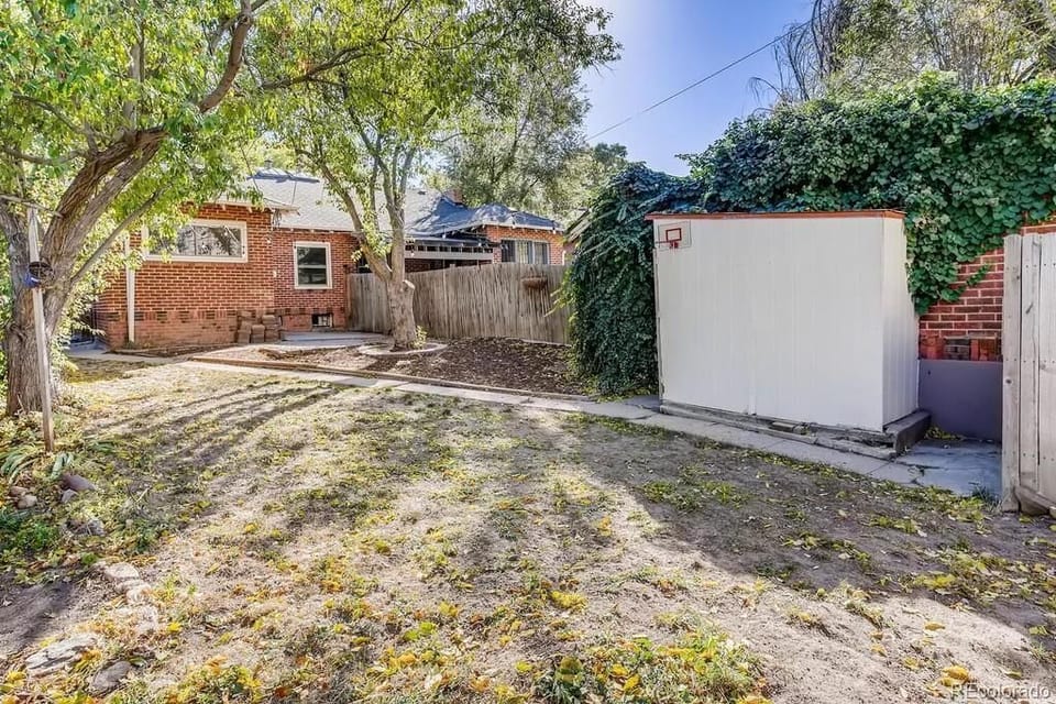 large backyard