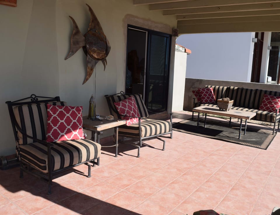 seating area lower patio main house