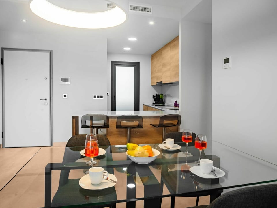 Table, Furniture, Property, Building, Food, Tableware, Chair, Interior Design, Lighting, Orange