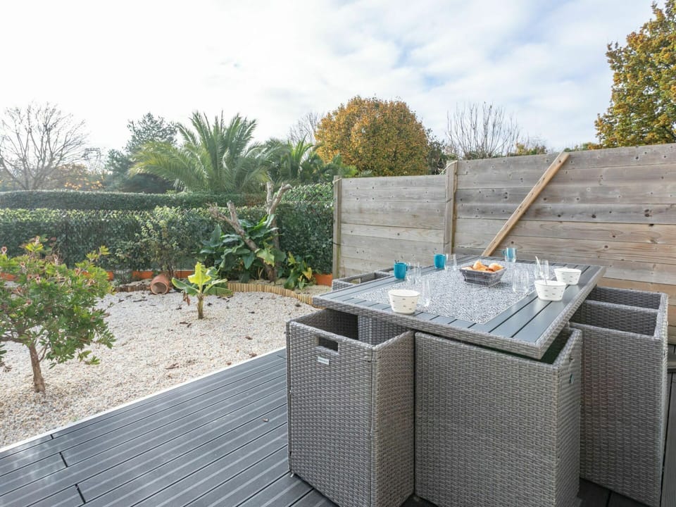 Plant, Sky, Cloud, Tree, Chair, Building, Wood, Grass, House, Flooring