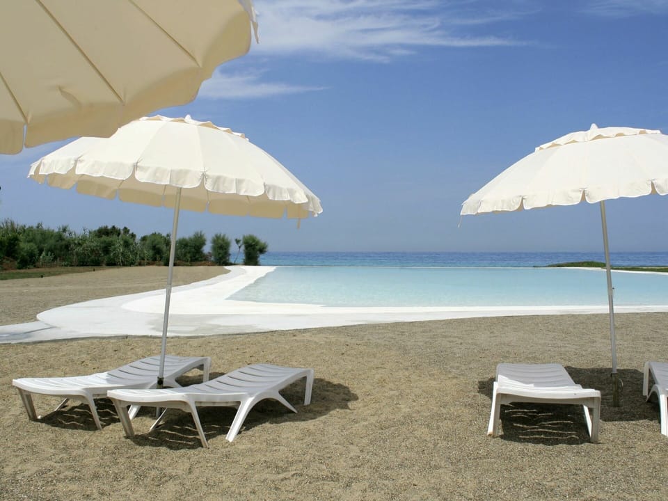 Sky, Table, Property, Cloud, Water, Umbrella, Azure, Nature, Shade, Outdoor Furniture