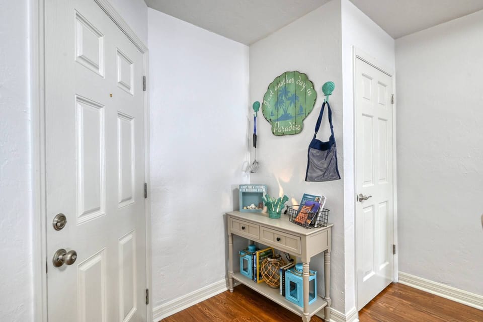 Hang up your keys in this charming entry way.