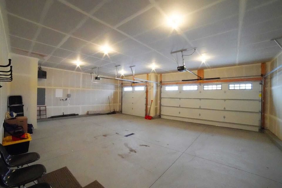 Park a few cars or store your gear — this garage will keep your things safe and dry!
