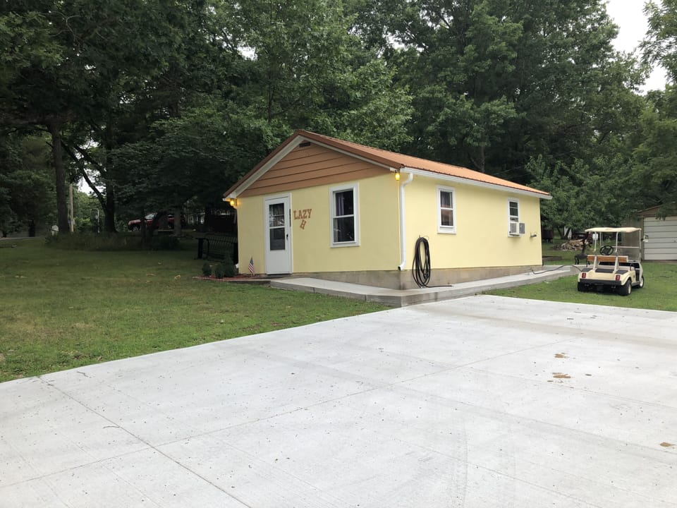 2 garden hoses available if needed.