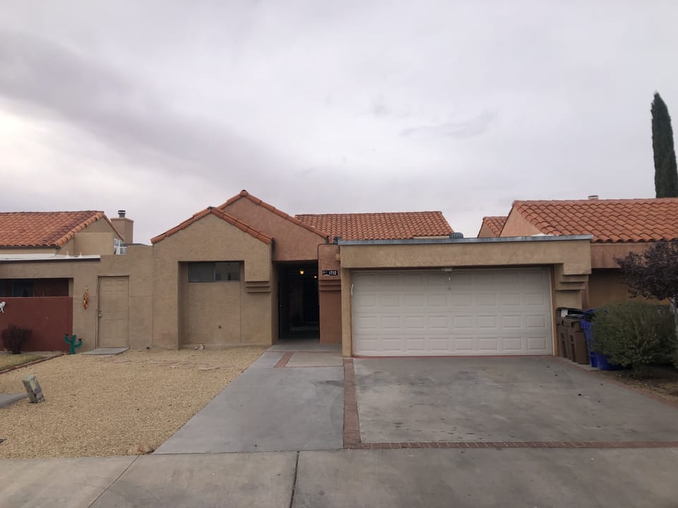 Front of the property. Your studio is down the main entrance and to the right. 