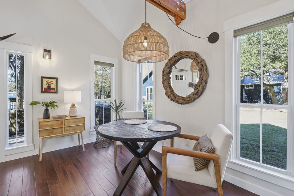 View of dining room.