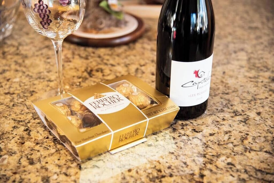 Wine and chocolates