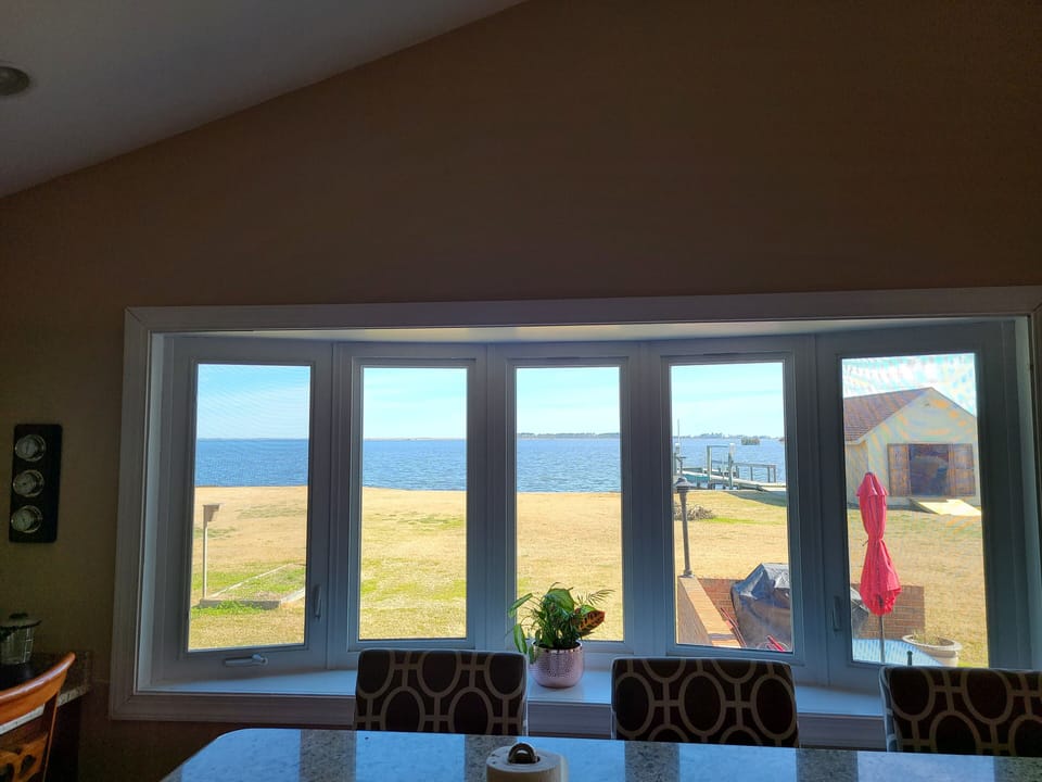 Lovely views from inside too.