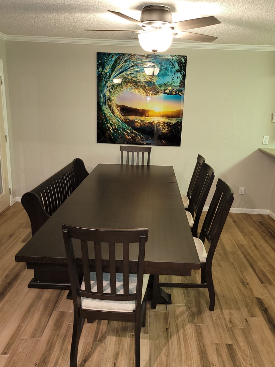 Large dinning room table