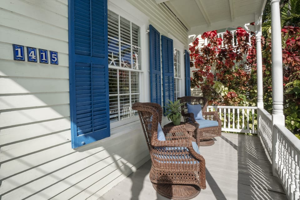 Welcoming front porch