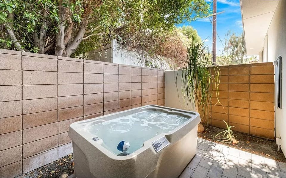 Hot Tub in back yard