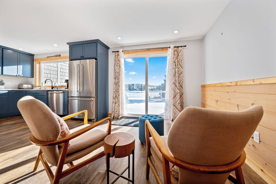 Sit and enjoy views of the lake