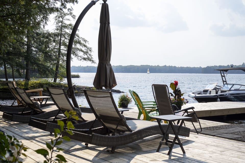 Large Dock for relaxing and water activities