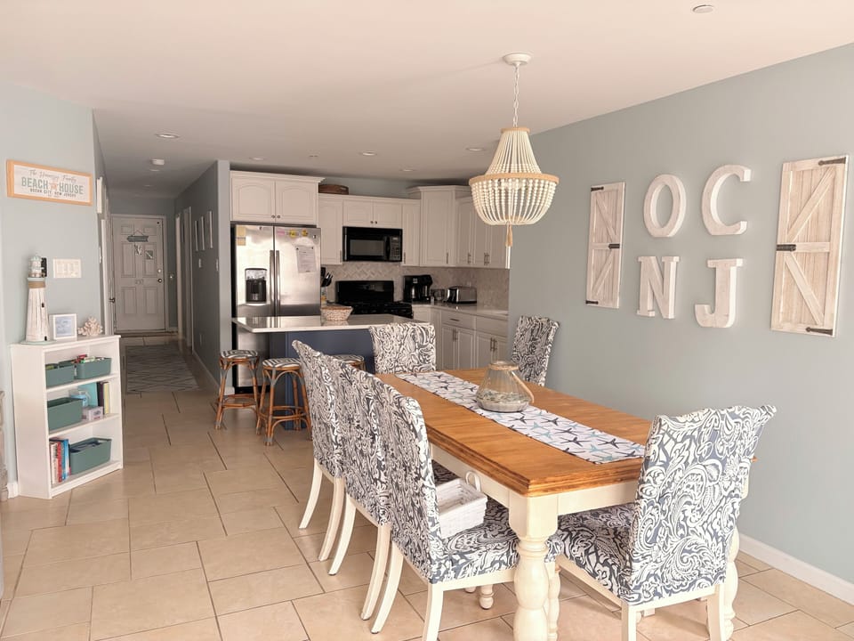 Recently updated kitchen and dining that can seat 10 comfortably 