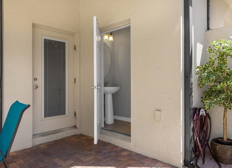 OUTSIDE BATHROOM