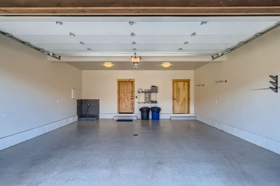 Private two-car garage
