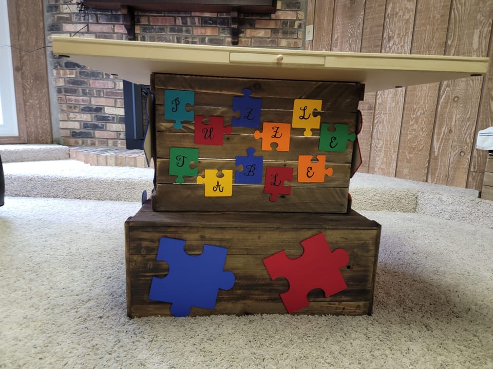 puzzle table