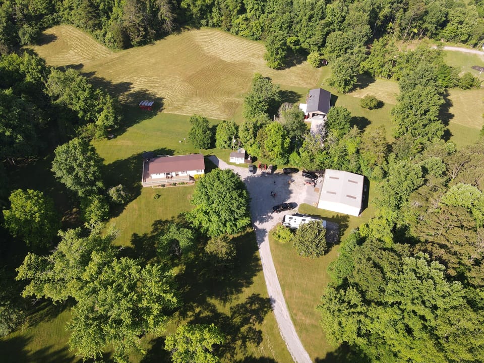 My property does not include the large field in the back or the mountain.

