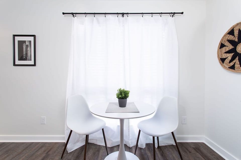 Dining room table and chairs