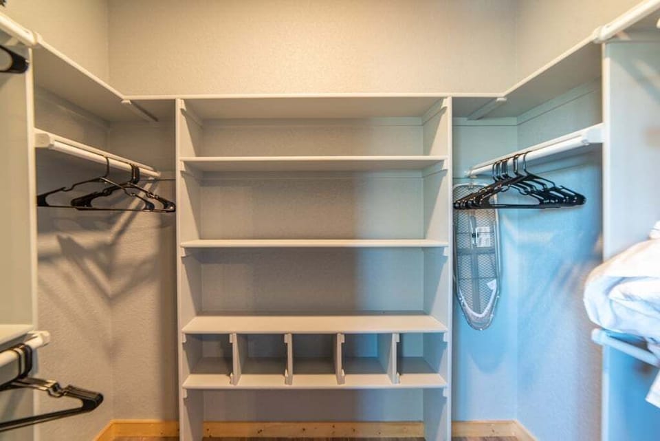 Master walk-in closet