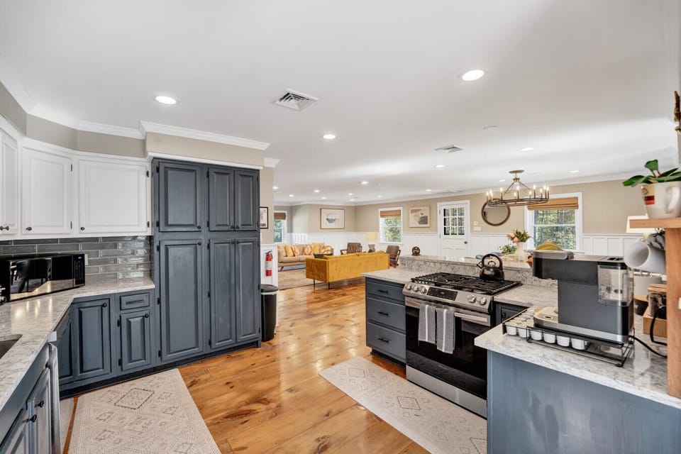 Cook up something delicious in this fully equipped kitchen — where style meets function.