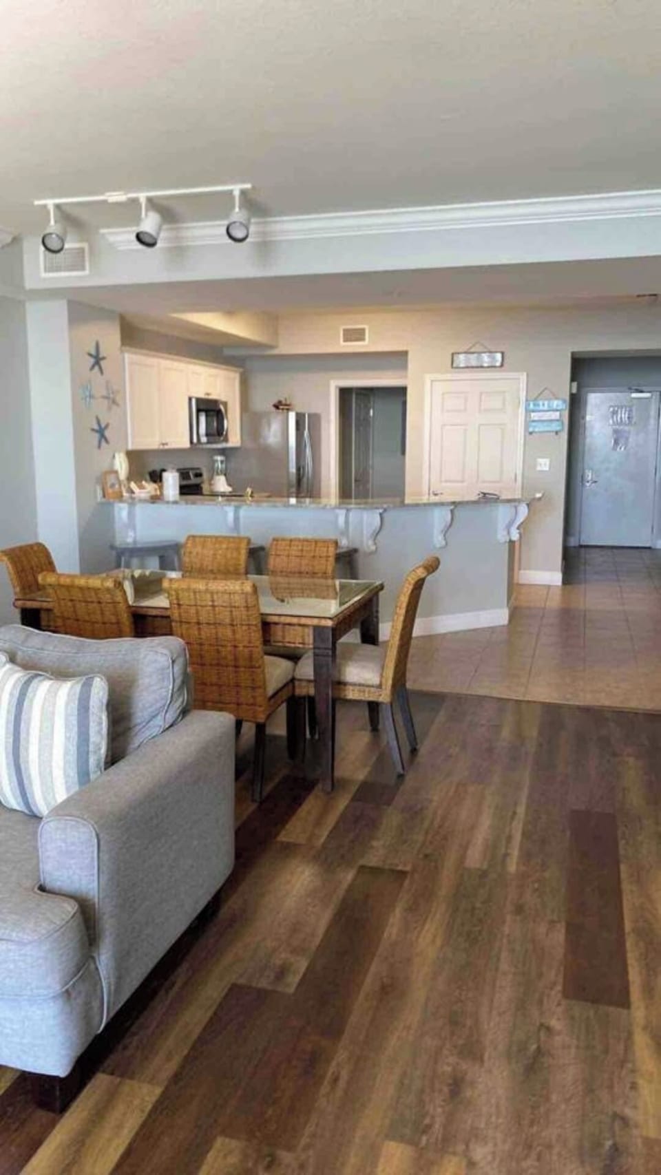 Living Den and Dining Area