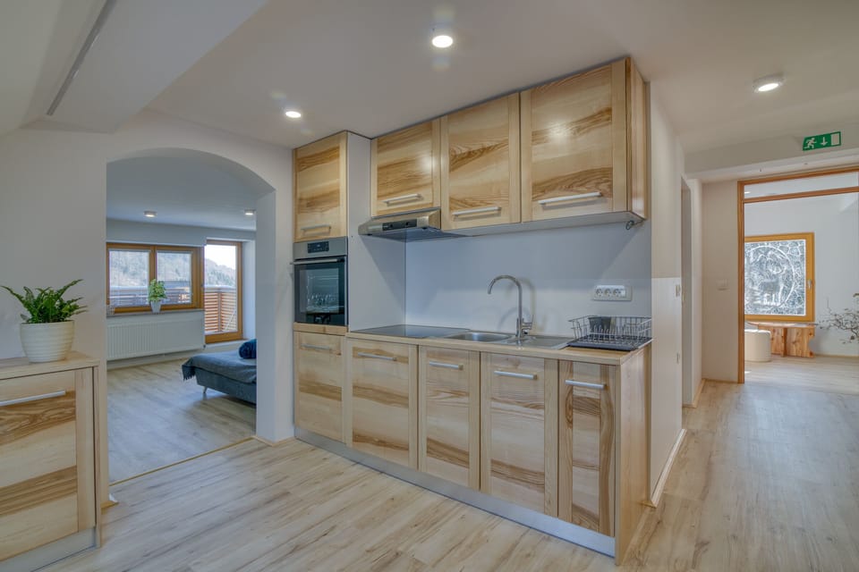 Kitchen is a central place in the apartment