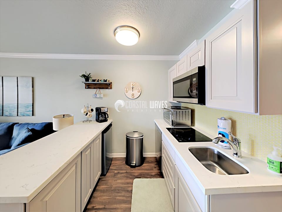 The kitchen.