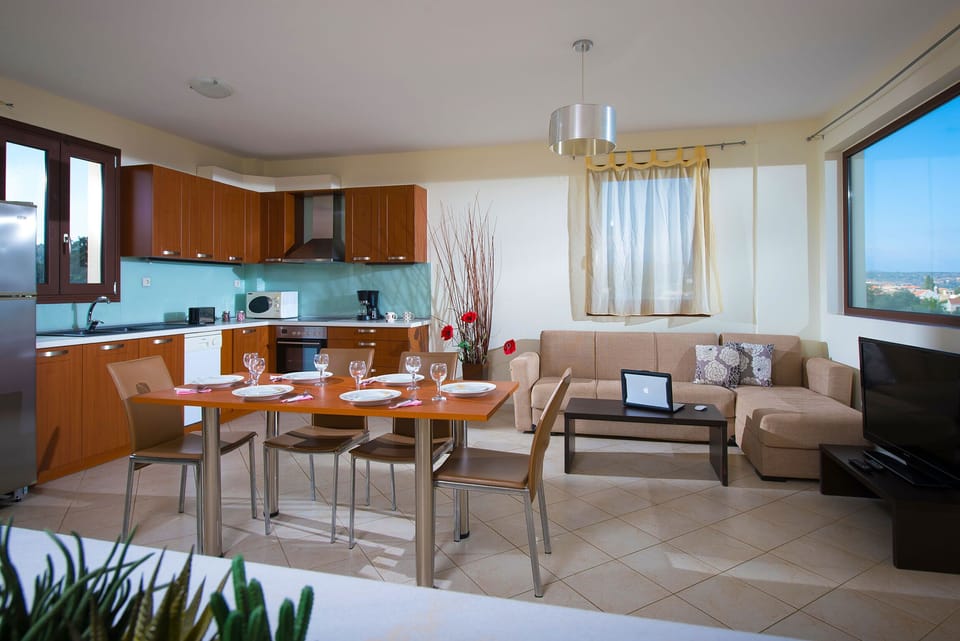 Kitchen and dining area