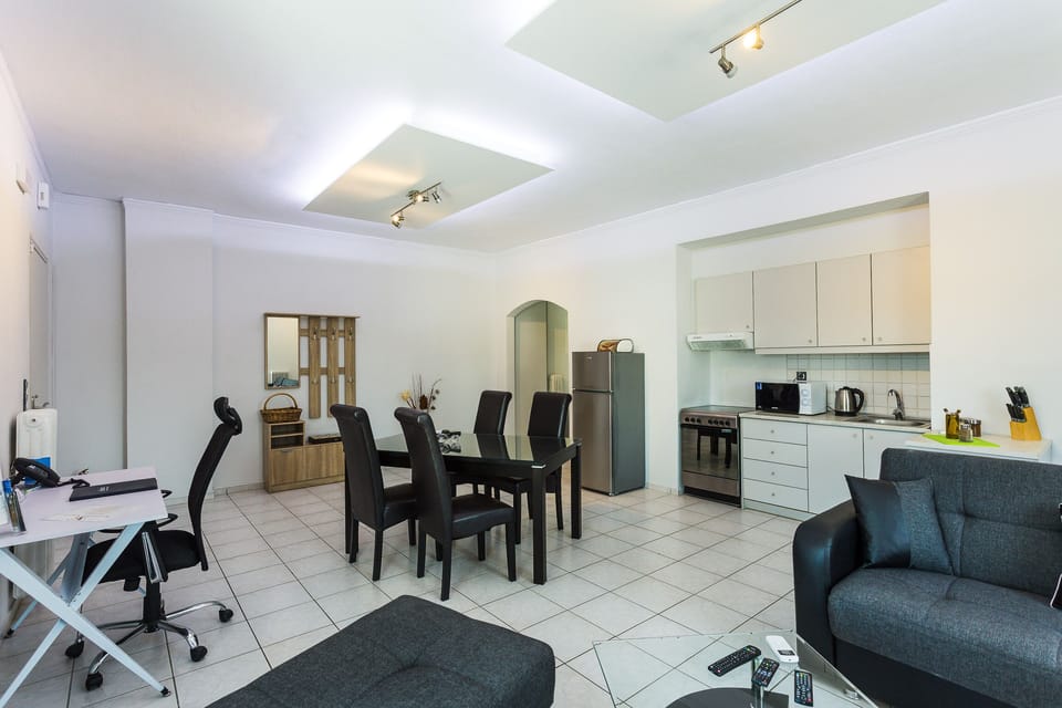 Dining and kitchen area