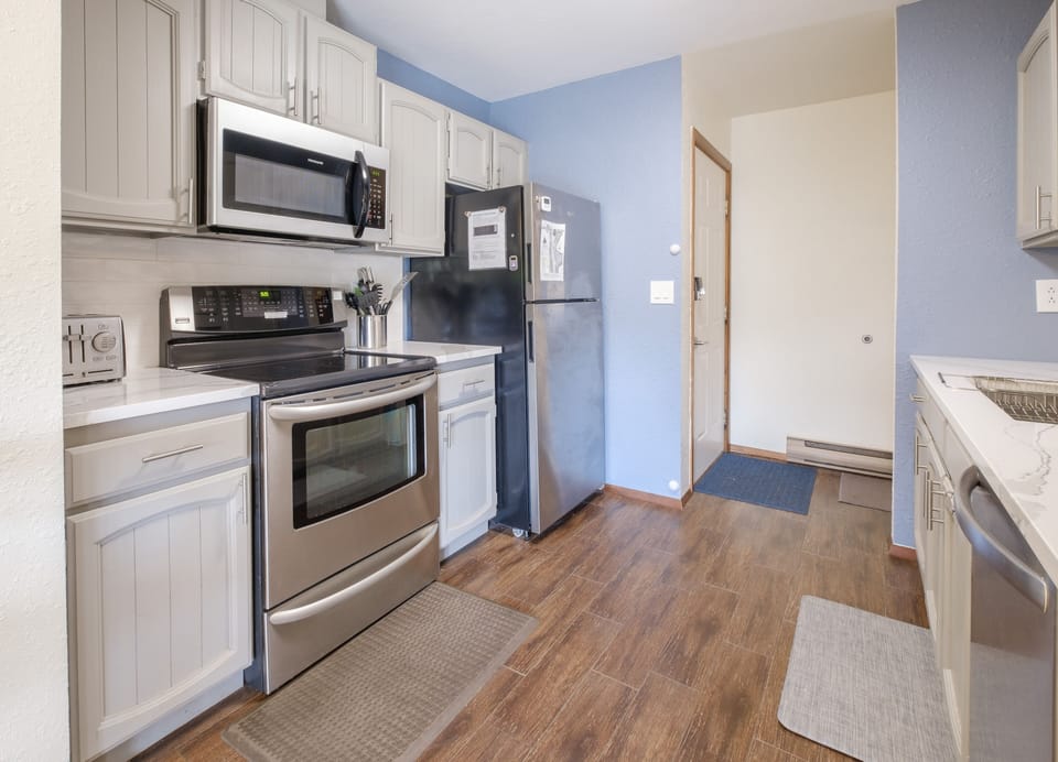 Create a delicious meal with all the cooking utensils provided.