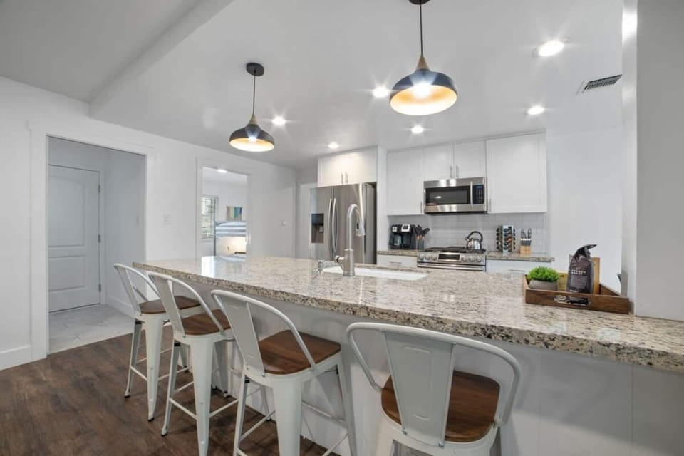 Bar seating for four