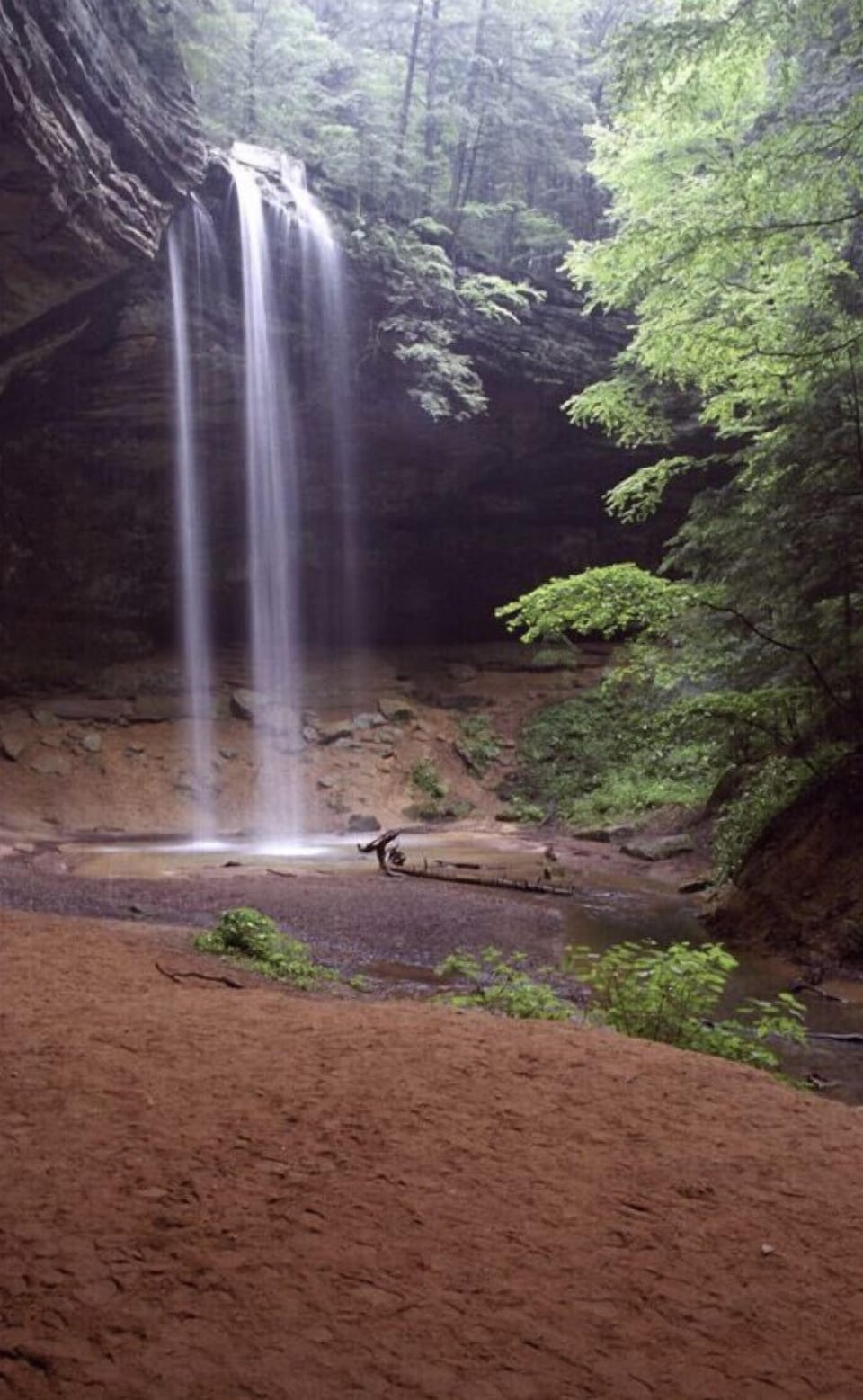 Ash Cave-Largest recess cave in Ohio which is 12 miles from the cabin.