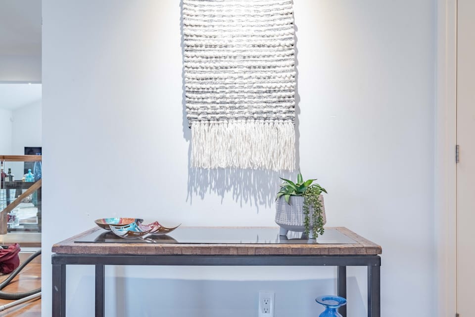 Artful touches are present throughout the home