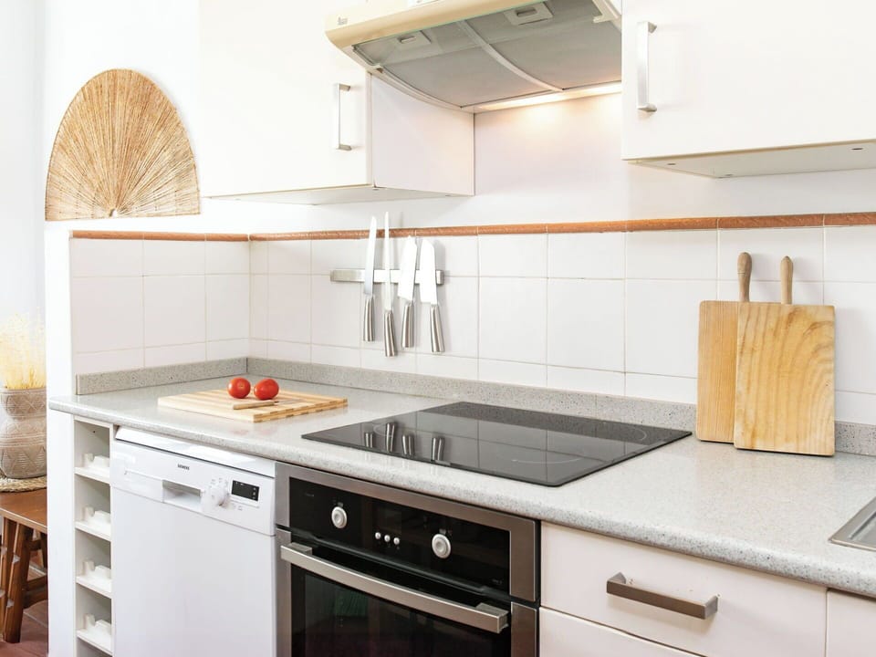 Kitchen, Countertop, Kitchen Appliance, Cabinetry, Interior Design, Flooring, Wood, Major Appliance, Furniture, Home Appliance