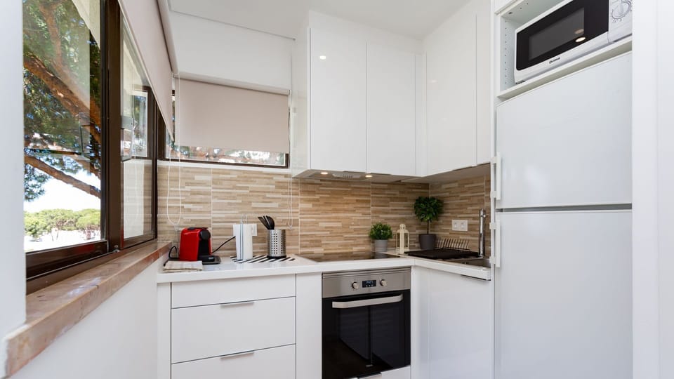 A fully equipped kitchenette with all appliances you could require during your stay
