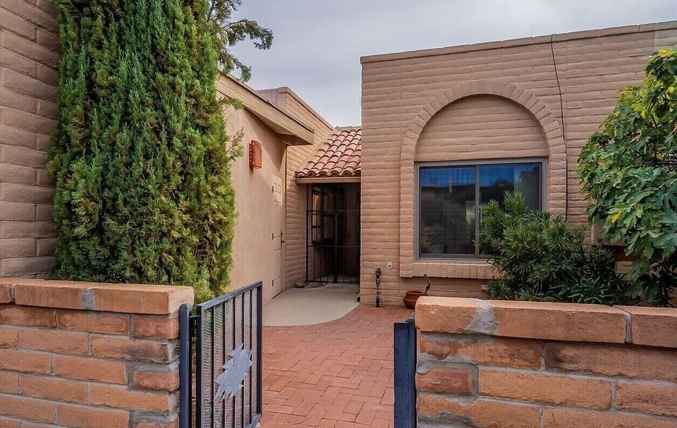 Entry gate leading to front patio and front door.