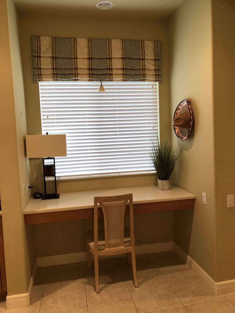 Desk area.