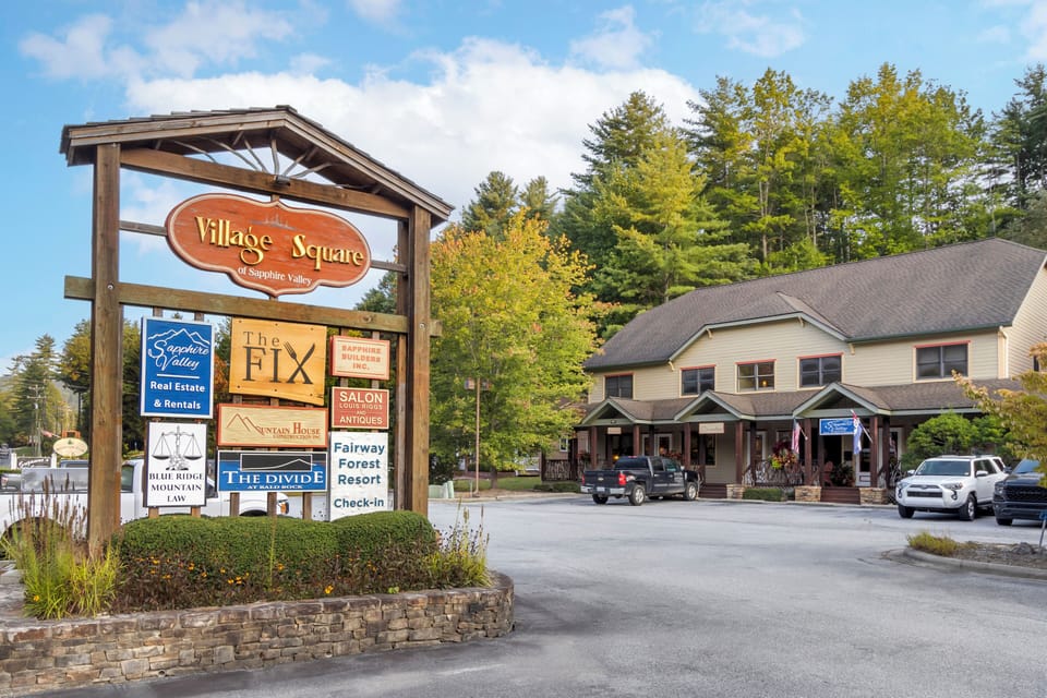 Find your way effortlessly with clear resort signage and parking.