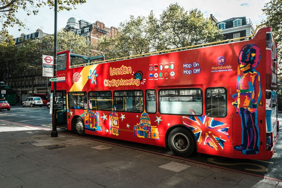 HOP ON/HOP OFF BUS. 10 minute walk.
