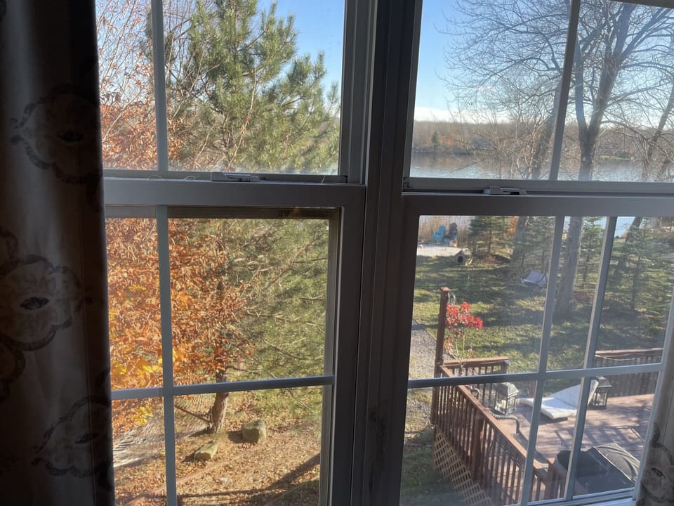 view from the one of the bed rooms