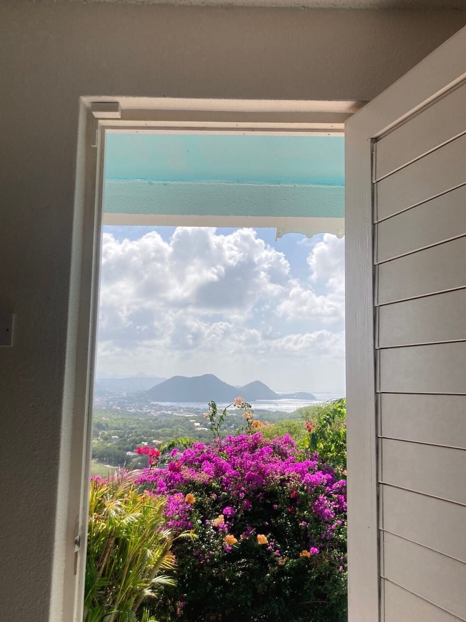 view from one of the bedrooms