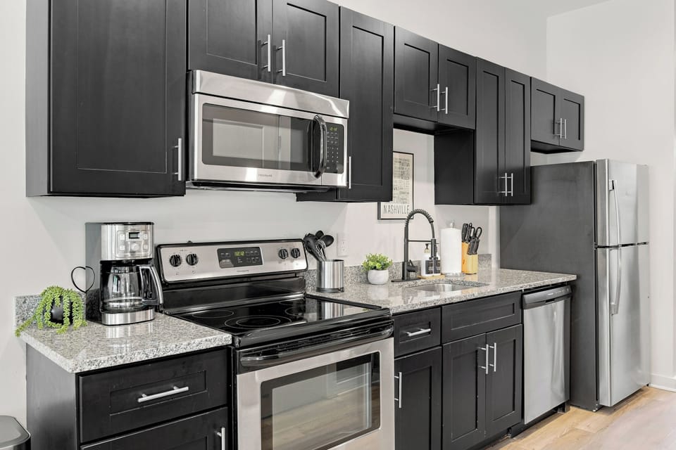 Enjoy cooking in our fully equipped kitchen.