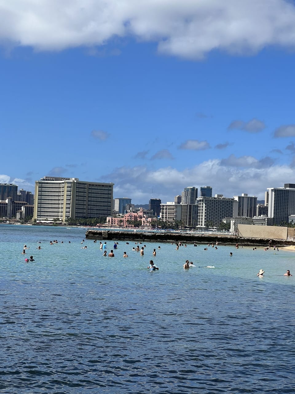  View from beach