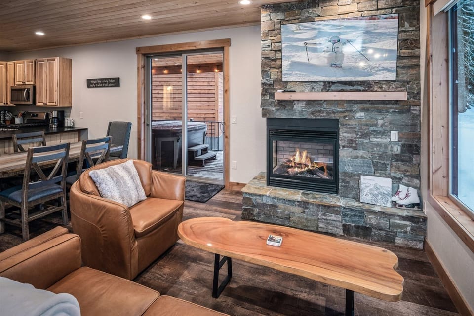 A perfect place to hang out with family -- cooking, games, hot tubbing or grilling.